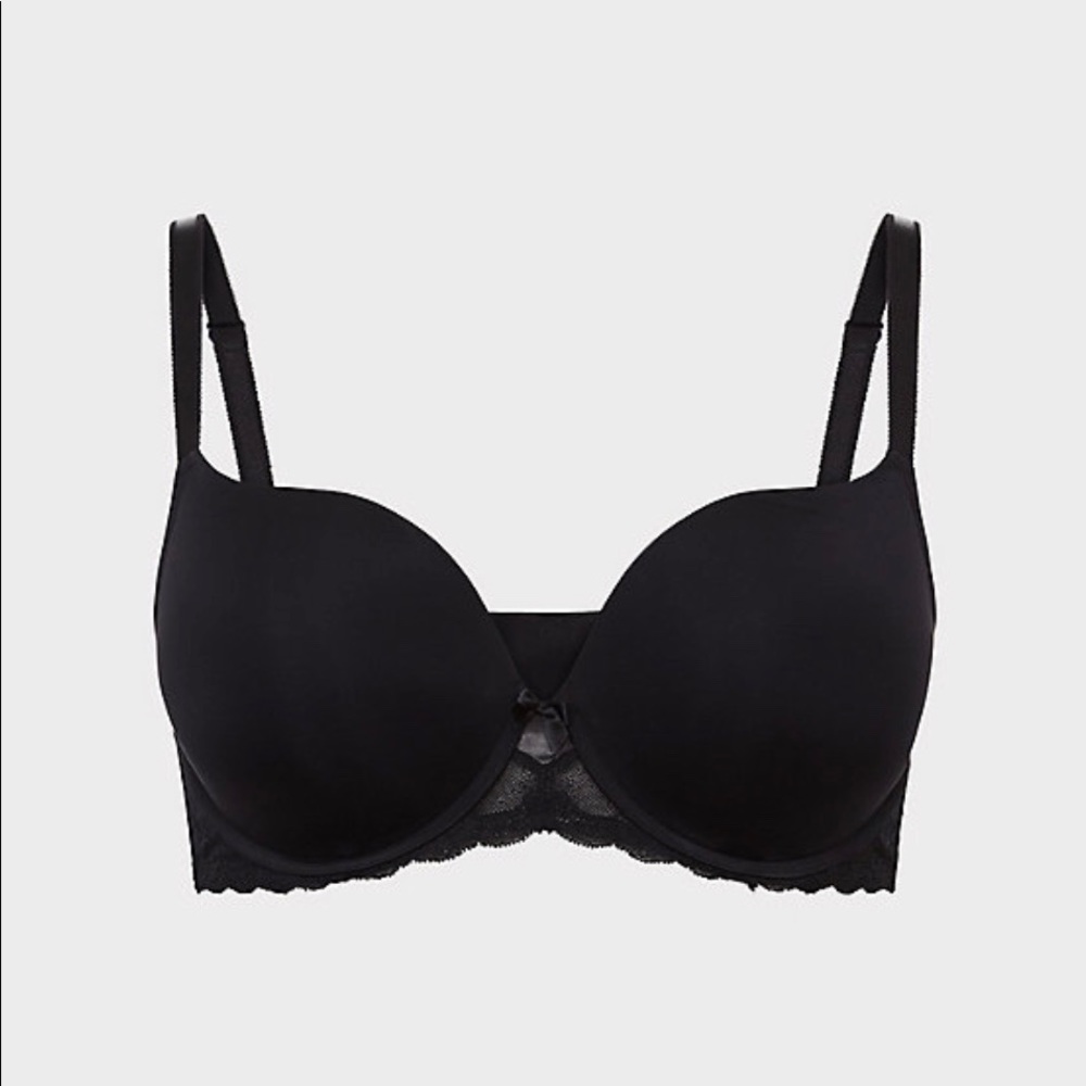 Torrid Black Push-Up T-Shirt Bra 44F (new WO tags)